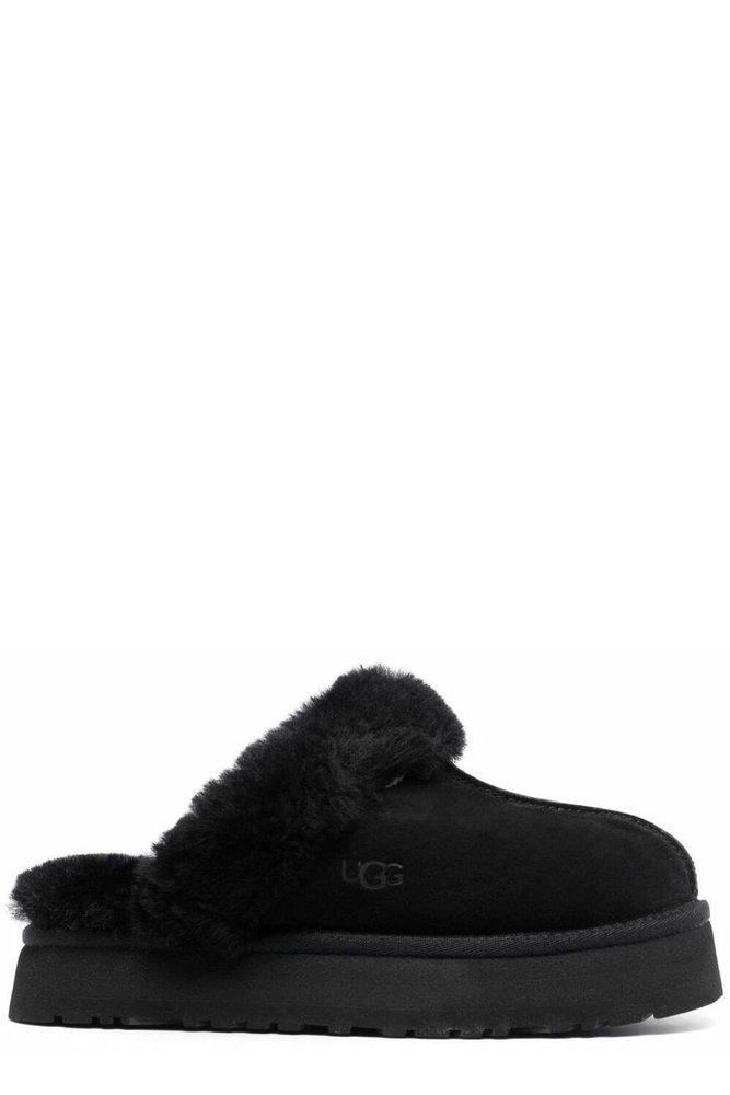 UGG UGG Disquette Logo Embossed Platform Slippers