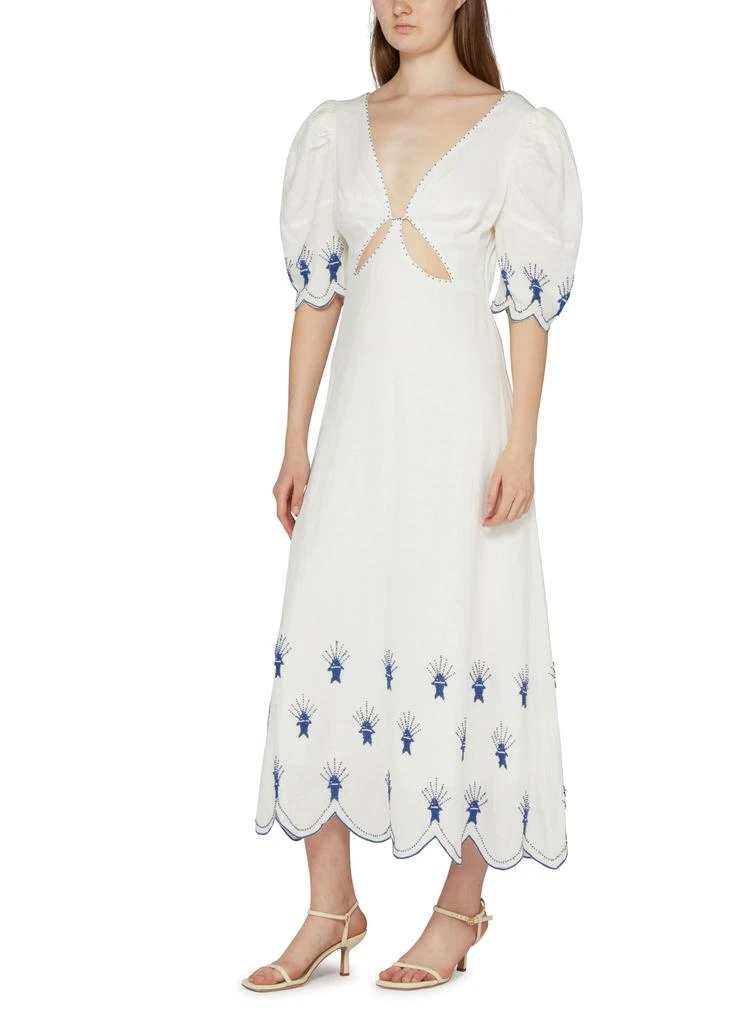 Farm Rio Sea Of Fish midi dress 7