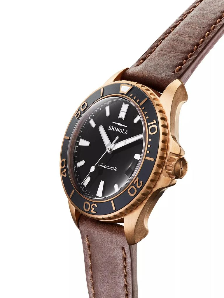 Shinola The Shinola Bronze Monster Automatic Watch 4