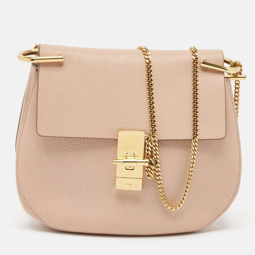 Chloé Pink Leather Medium Drew Shoulder Bag.. 1