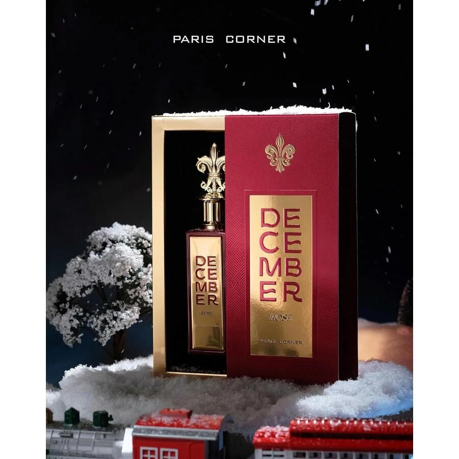 Paris Corner Unisex December Rose EDP Spray 2.9 oz Fragrances 6290021555441 2