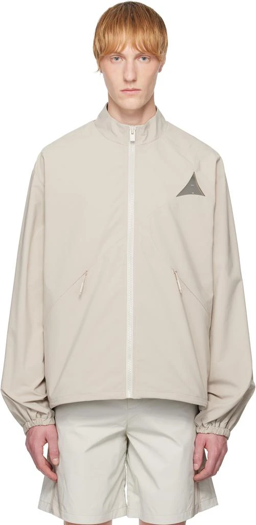 Heliot Emil Beige Surtsey Windbreaker Jacket