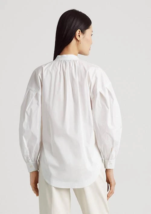 Ralph Lauren Ralph Lauren Cotton Blend Tie Neck Blouse 2