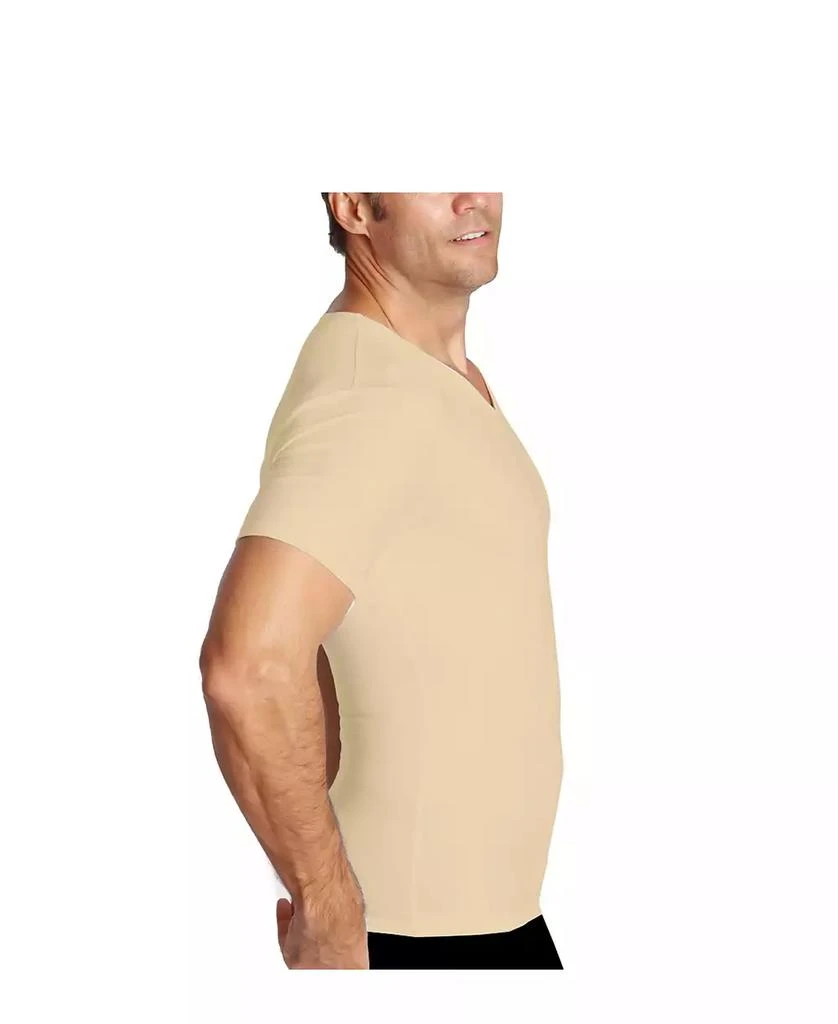 Instaslim Insta Slim Men's Compression Short Sleeve V-Neck T-Shirt 14