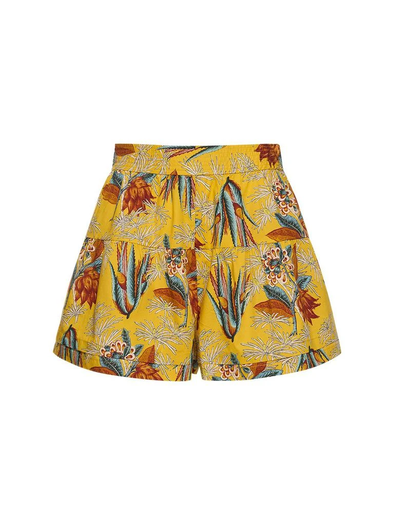Ulla Johnson Elsie Printed Cotton Shorts 1
