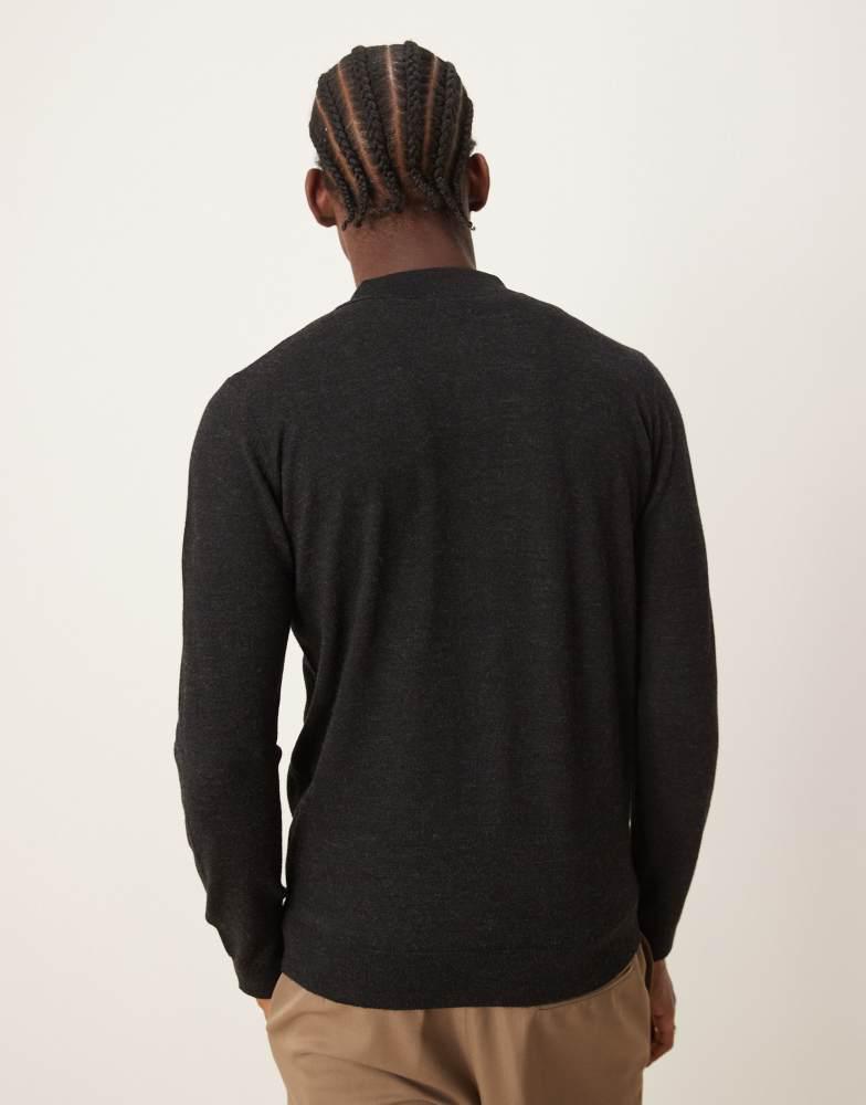 Barbour Barbour International merlin turtle neck jumper in black
