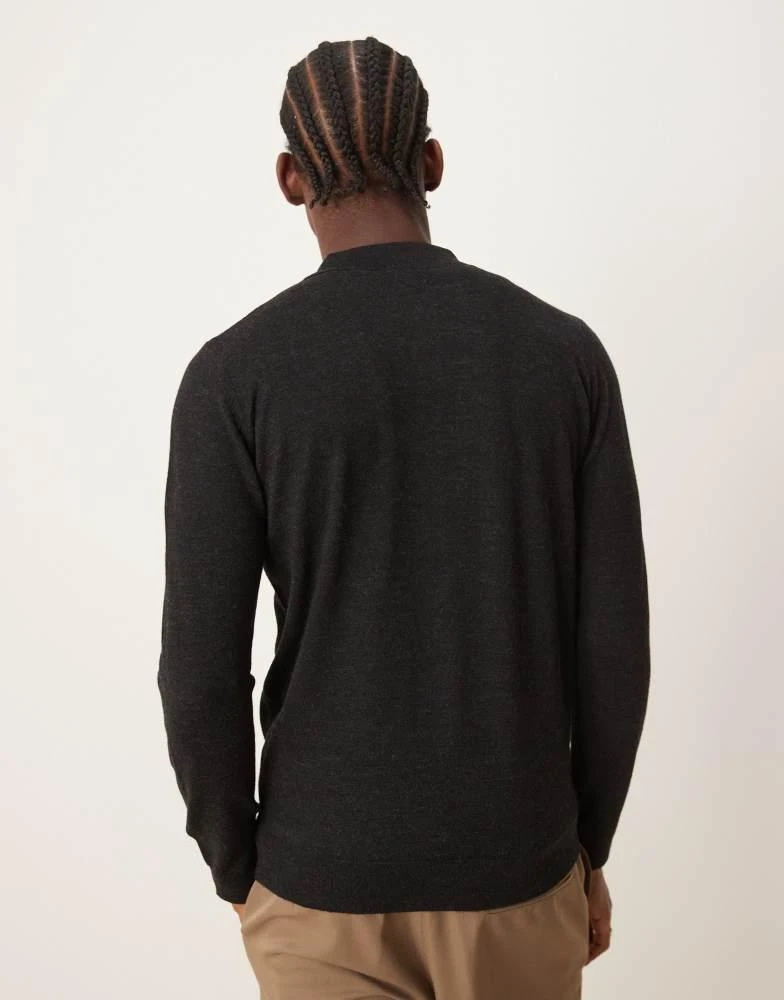 Barbour Barbour International merlin turtle neck jumper in black 2