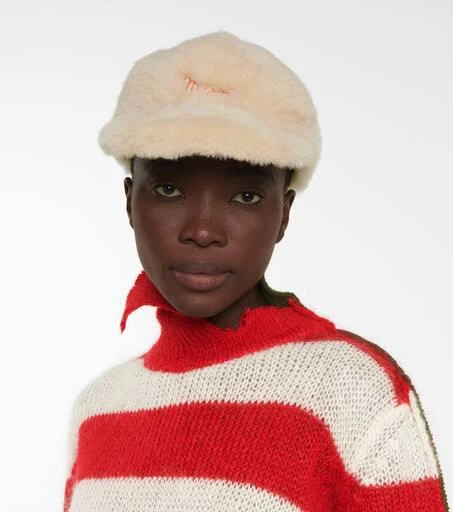 Marni Shearling baseball cap 2