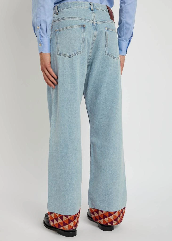 Valentino Turn-up straight-leg jeans 3