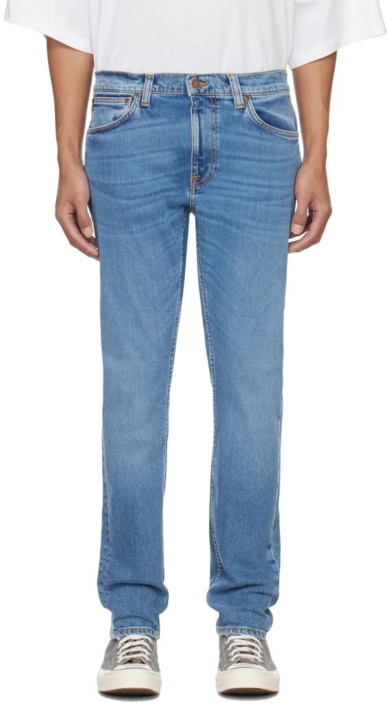 Nudie Jeans Blue Lean Dean Jeans 1