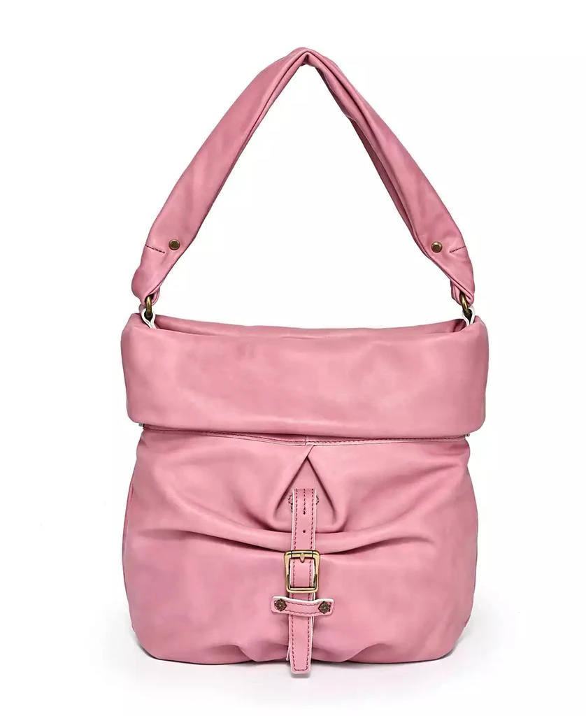 OLD TREND Sweet Lotus Leather Bucket Bag 7
