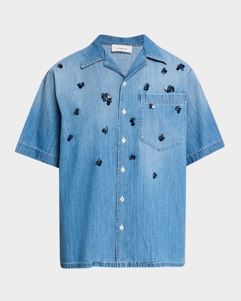 Fabiana Filippi Sequin-Embellished Chambray Shirt