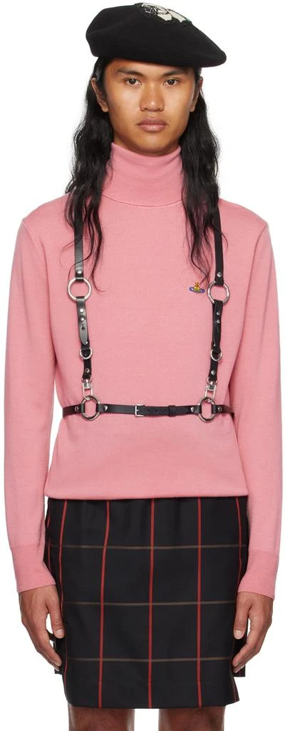 Vivienne Westwood Black Studs Harness Suspenders 1