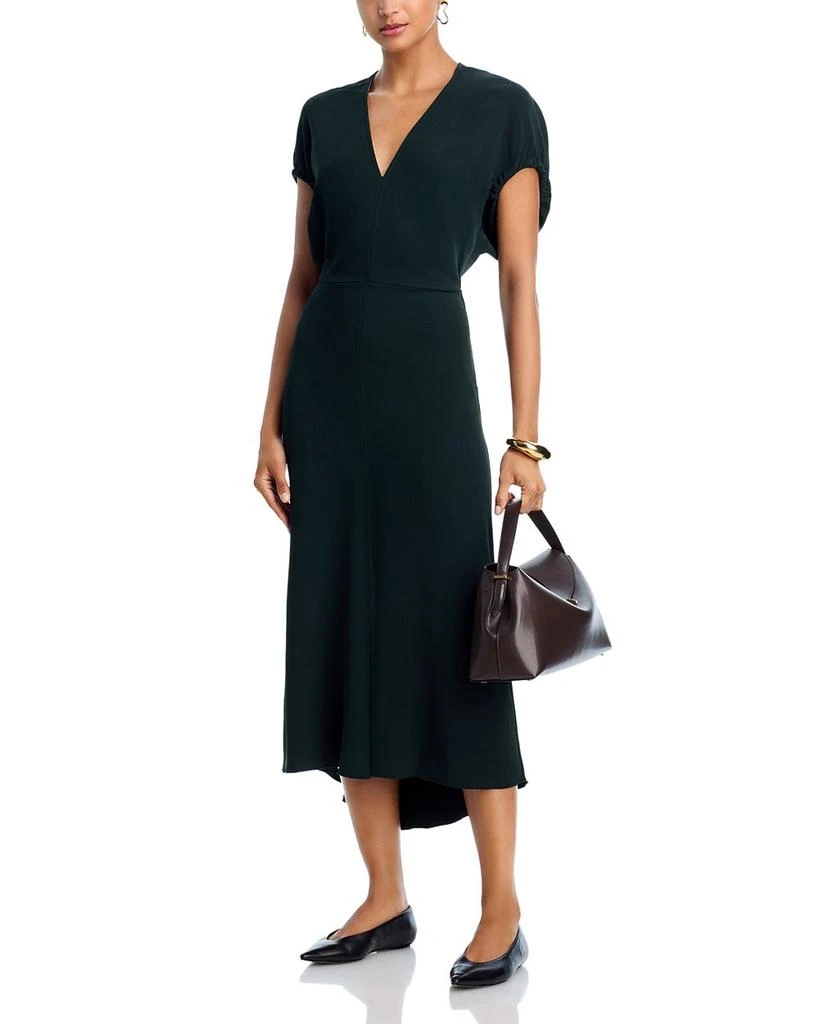 Victoria Beckham Blouson Midi Dress 2