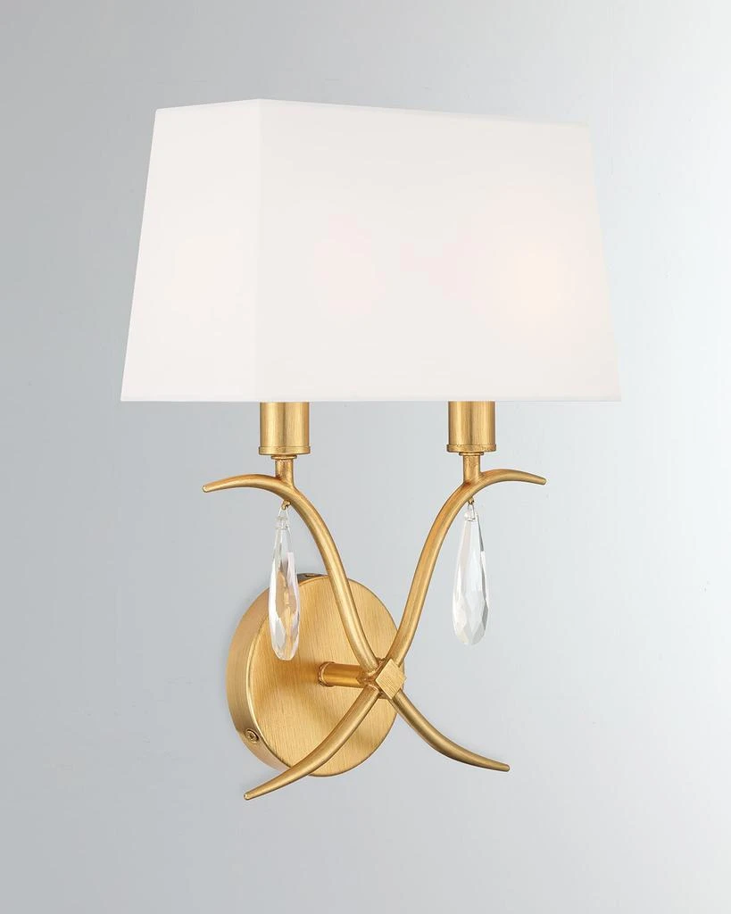 Crystorama Rollins 2-Light Wall Mount 2