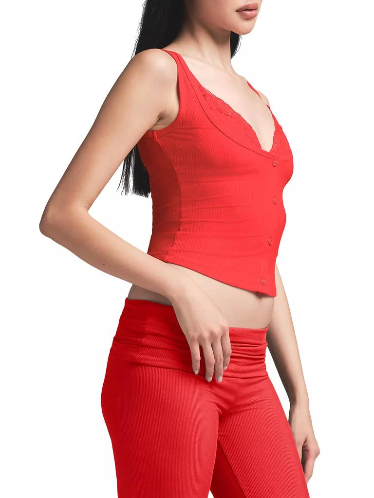 SKIMS Soft Lounge Lace Tank With Bralette 4