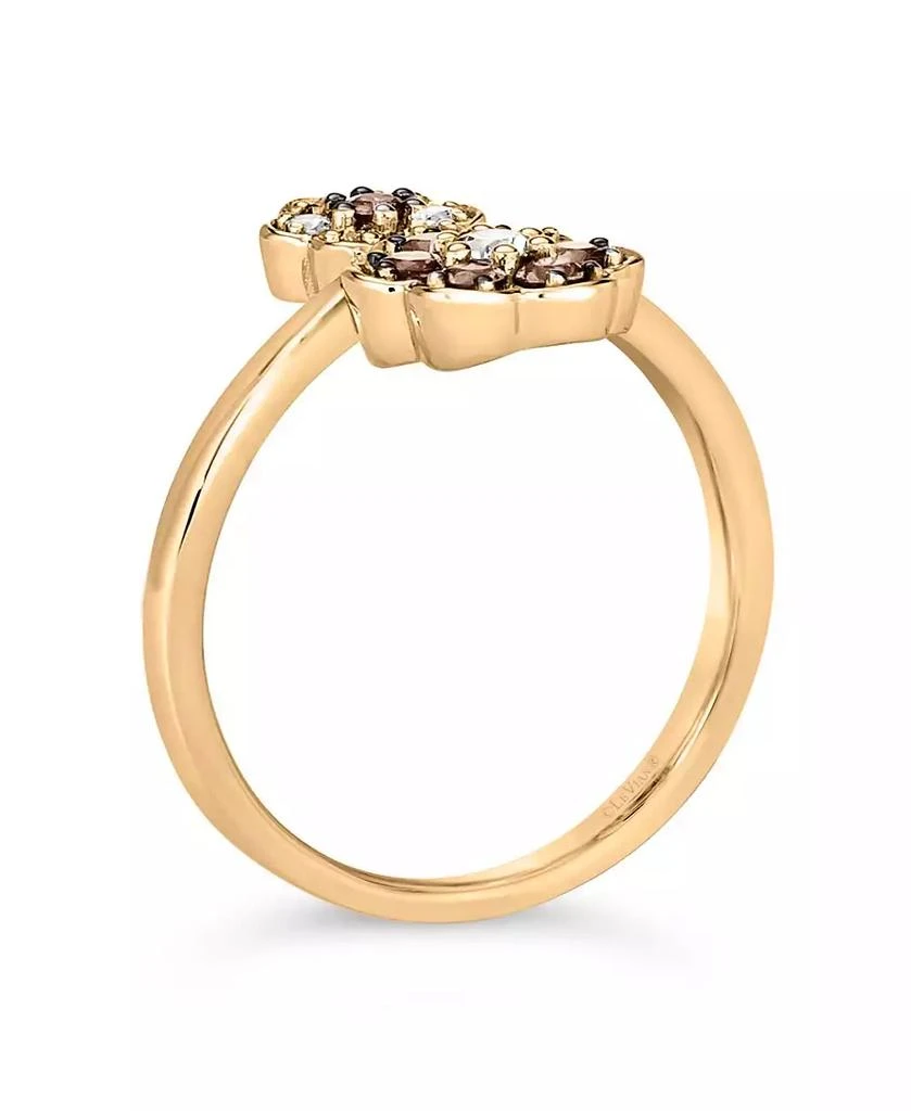 Le Vian Chocolate Diamond® 
Vanilla Diamonds® Ring (3/8 ct. t.w.) in 14k Rose, Yellow or White Gold 4