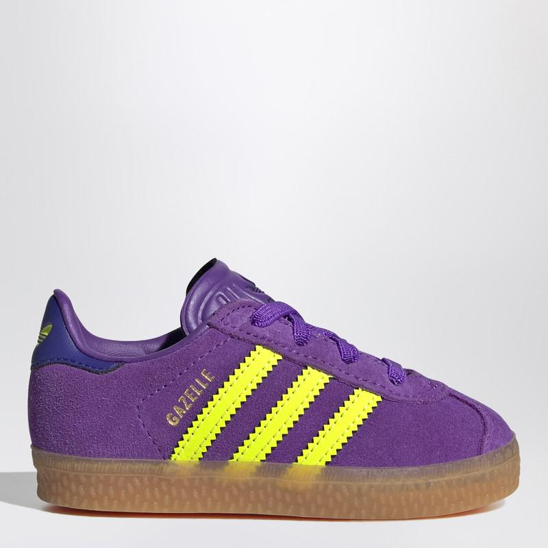 Adidas Gazelle Active Purple/Solar Yellow Sneaker with elasticated laces