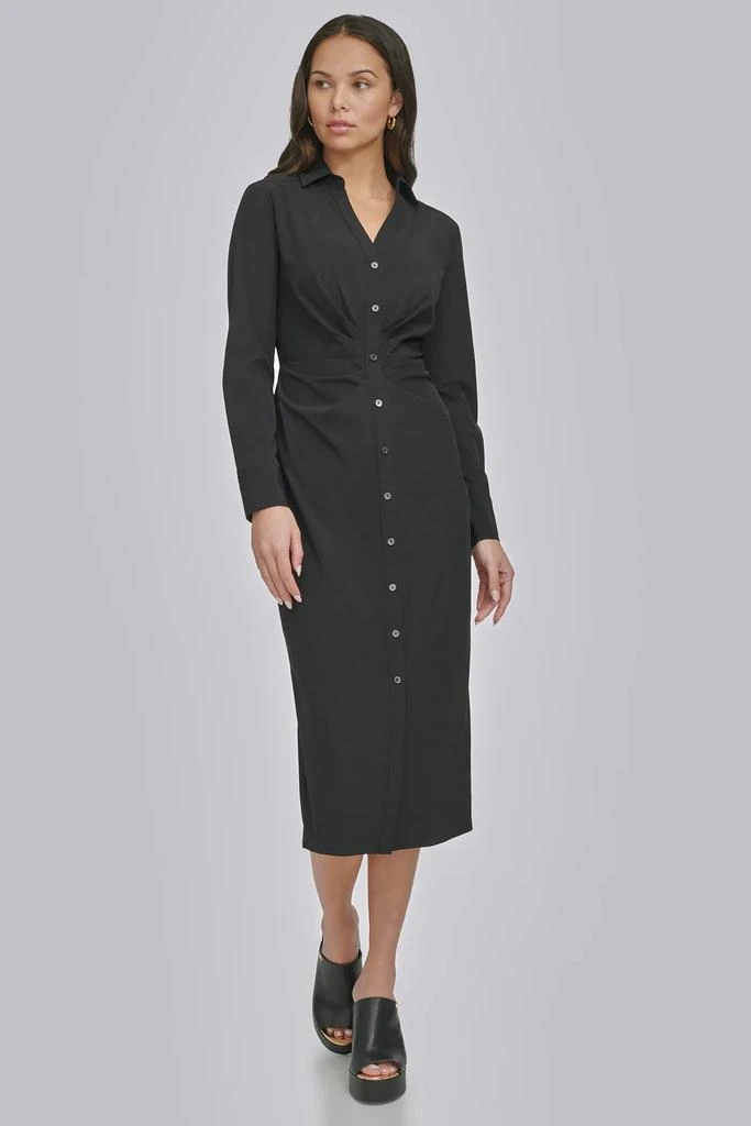 DKNY FRONT RUCHING DRESS 1
