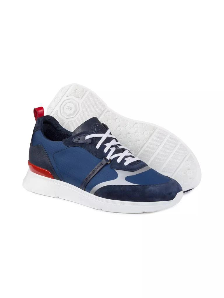 Stefano Ricci Suede And Snakeskin Sneakers 3