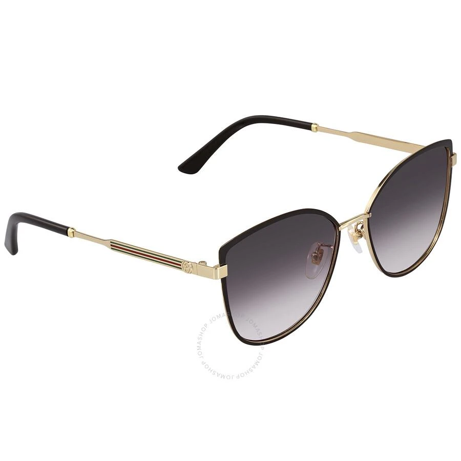 Gucci Grey Gradient Cat Eye Ladies Sunglasses GG0589SK 001 57 2