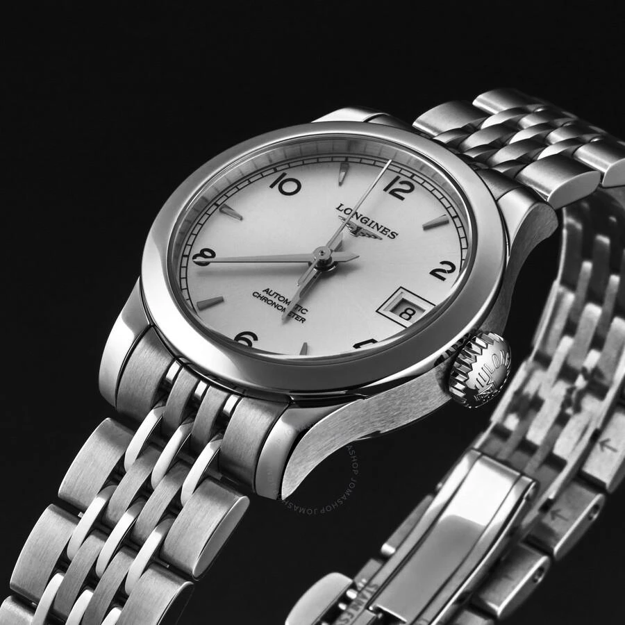 Longines Record Automatic Silver Dial Ladies Watch L23204766 2