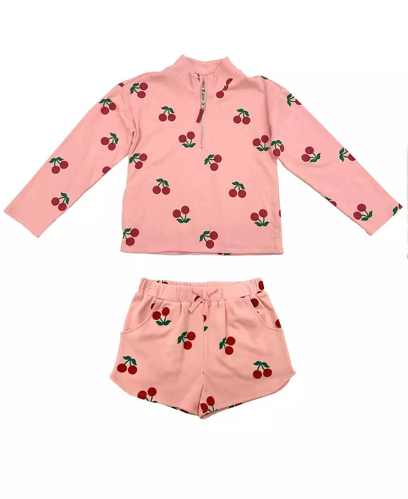 Kensie Big Girls French Terry Zip Up Hoodie 3