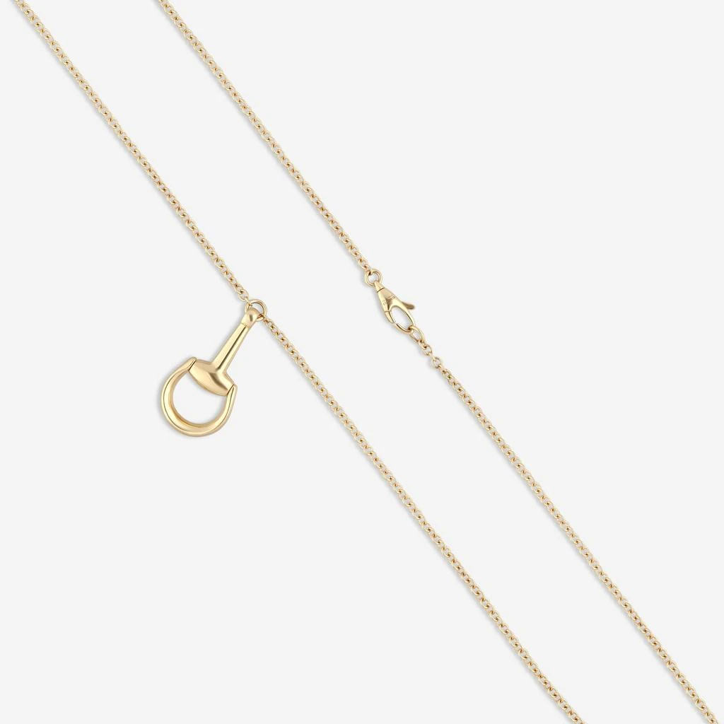 Gucci Gucci Horsebit 18K Yellow Gold Pendant Necklace YBB79581800100U 3