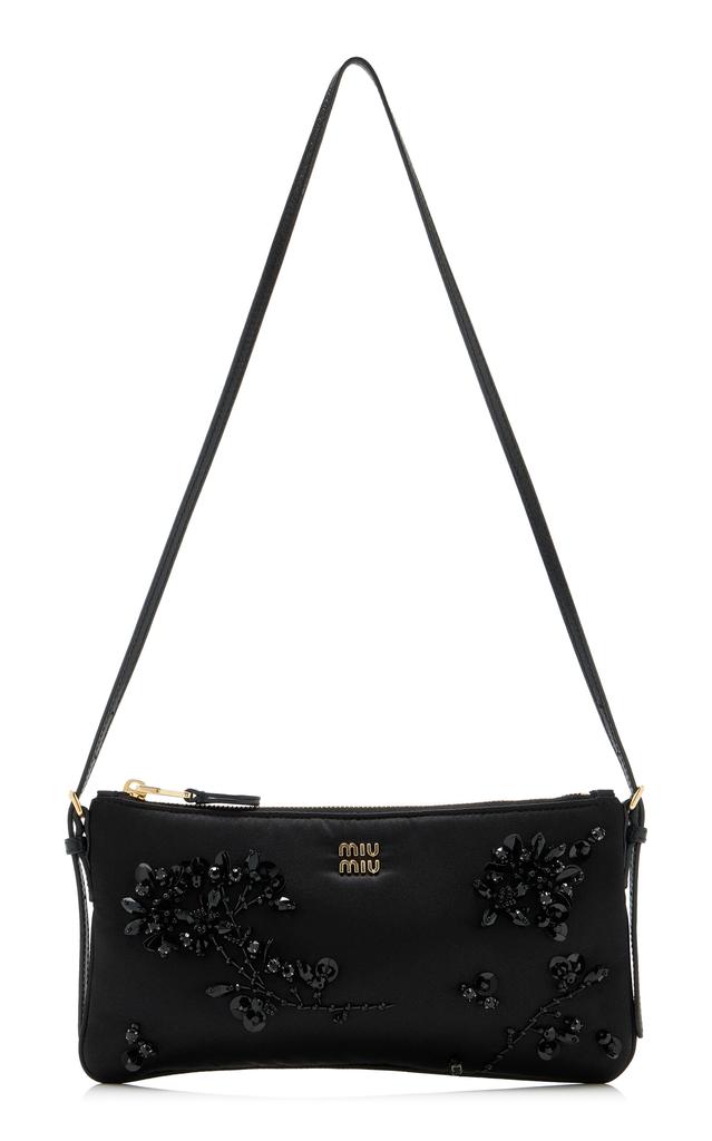 Miu Miu Black Nappa leather Aventure Satchel - Tote Bags