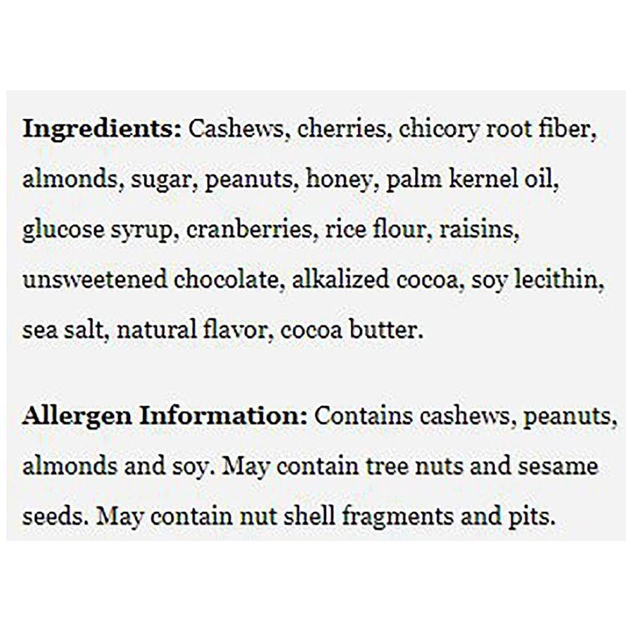 KIND Snack Bar Dark Chocolate Cherry Cashew