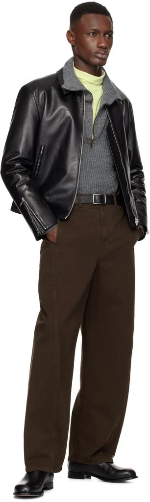 Andersons Black Narrow Reversible Belt 3