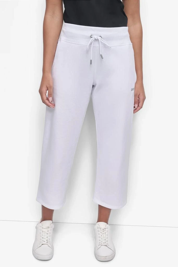 DKNY MINI STUD LOGO CROP PANT 1