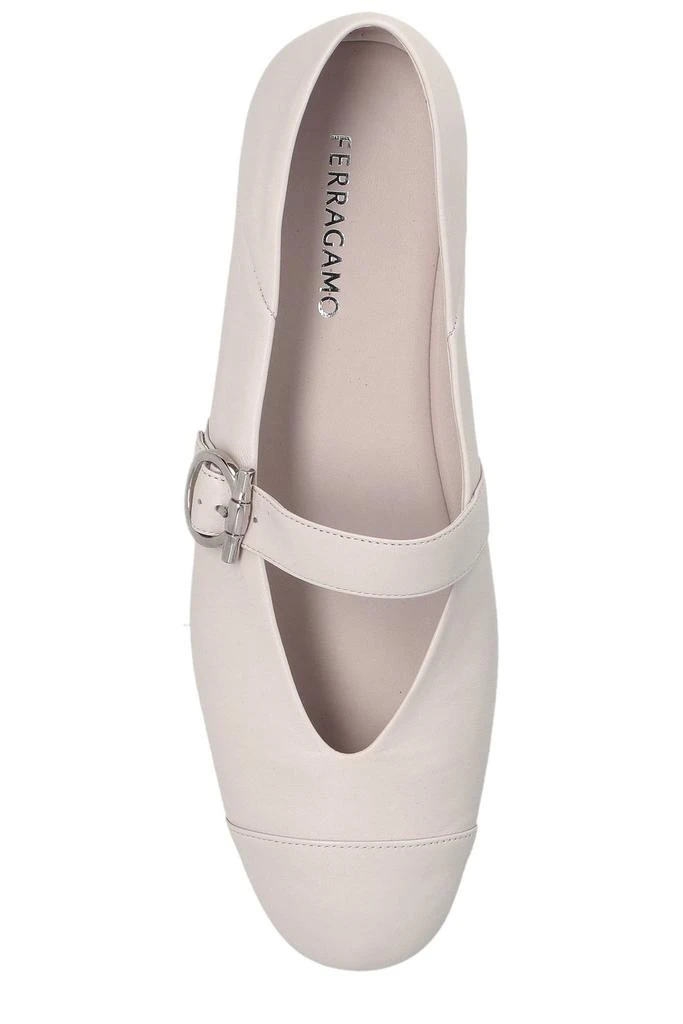Salvatore Ferragamo Ferragamo Gancini Ornament Ballet Flats 4