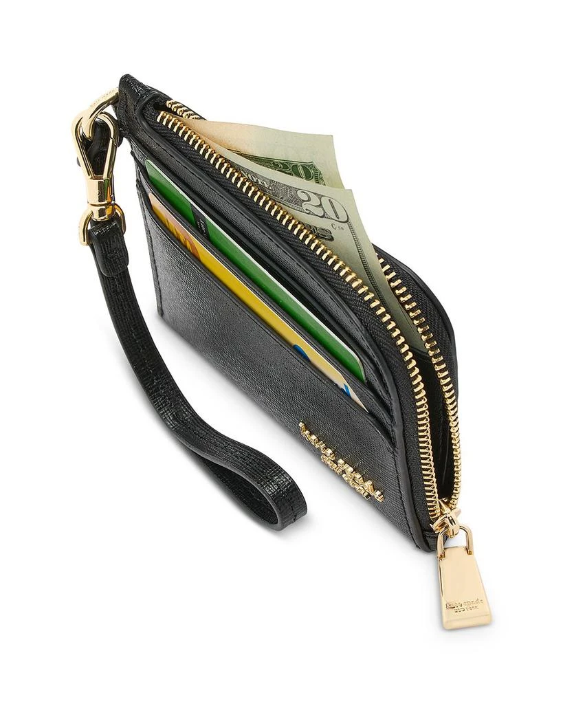 Kate Spade Devin Saffiano Leather Coin Card Case Wristlet 3