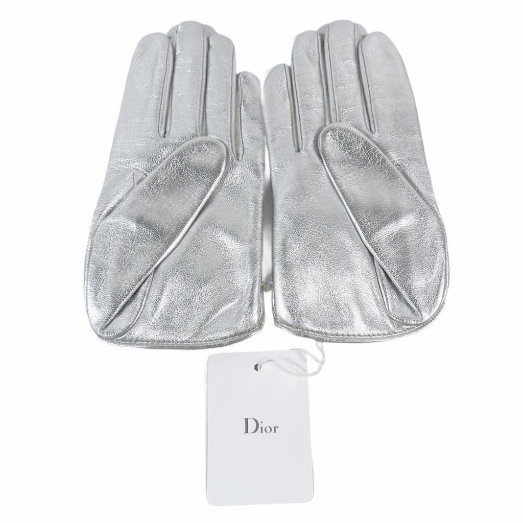 Dior Leather Warm Gloves (Pre-Owned)
