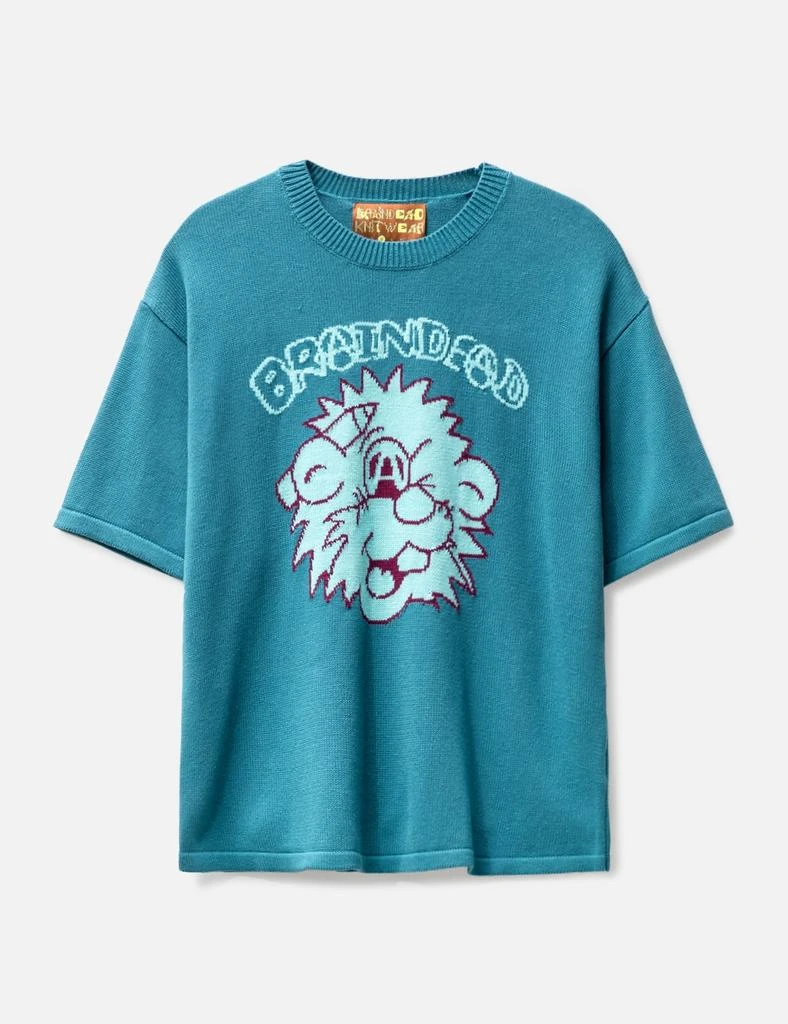 Brain Dead ANARCHY WINK SHORT SLEEVE KNIT SWEATER