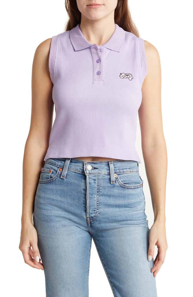 Obey Natalie Sleeveless Cotton Polo