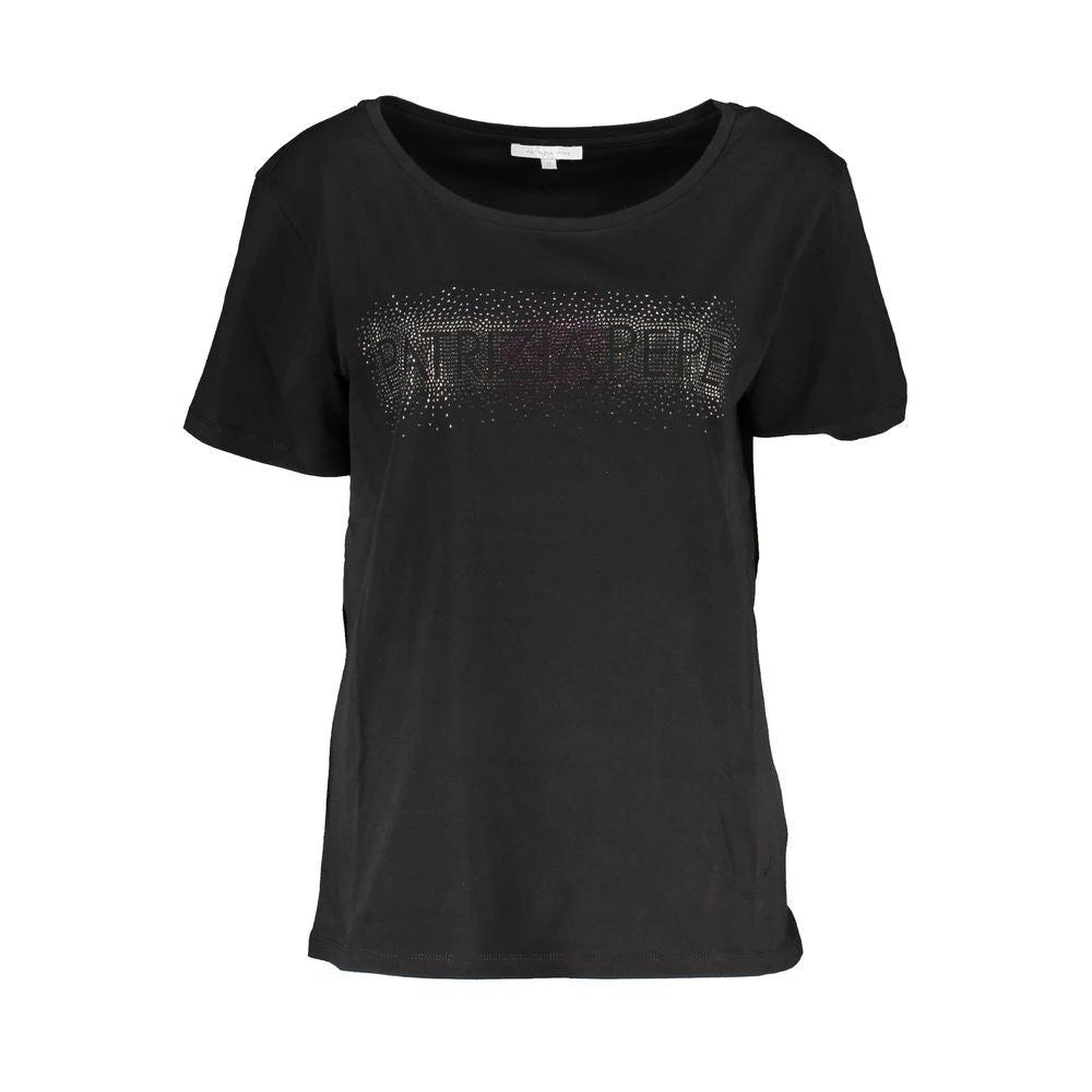 PATRIZIA Chic Short Sleeve Wide Neck Tee with Contrast Women's Details 1