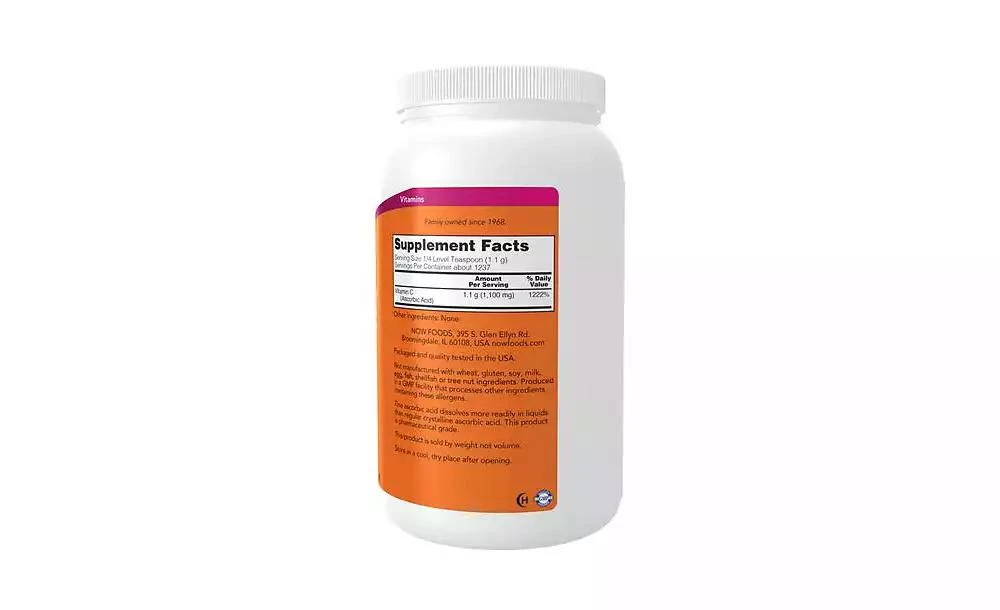 Now Foods Vitamin C Crystals Powder,  3 lbs 2