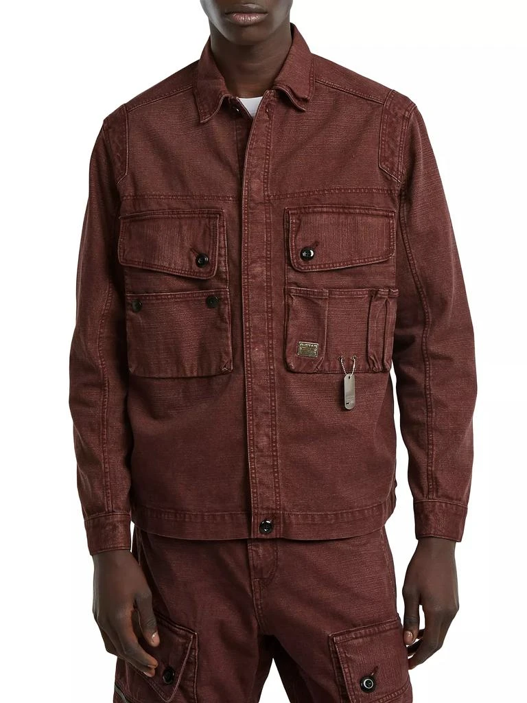 G-Star Cotton Button-Front Overshirt 3