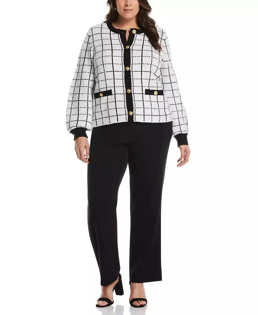Rafaella Plus Size Curvy Fit Short Length Bootcut Pant 5