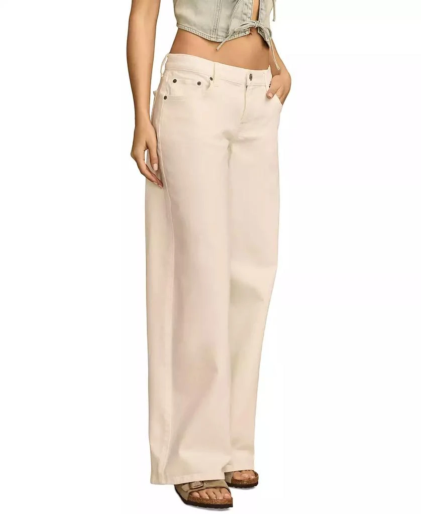 Lucky Brand Women's Mid-Rise Wide Leg Jeans 2
