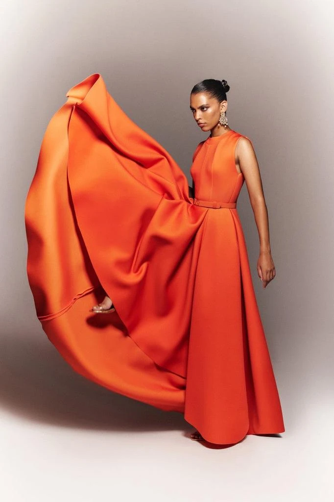 Saiid Kobeisy Neoprene Dress With High-Low Skirt - Dresses & Skirts -  BeyondStyle