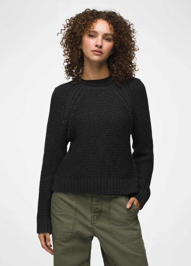 Prana Womens prAna Cades Cove Sweater - Charcoal