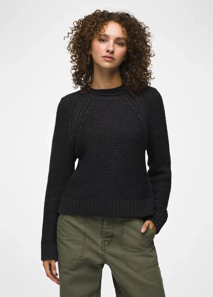 Prana Womens prAna Cades Cove Sweater - Charcoal 1