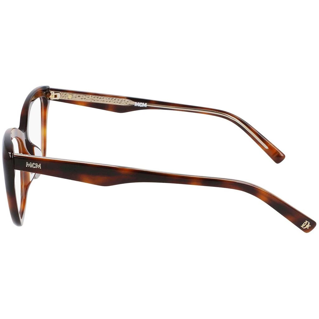 MCM MCM Women's Eyeglasses - Red Havana Cat-Eye Acetate Full-Rim Frame | MCM2708 636 3