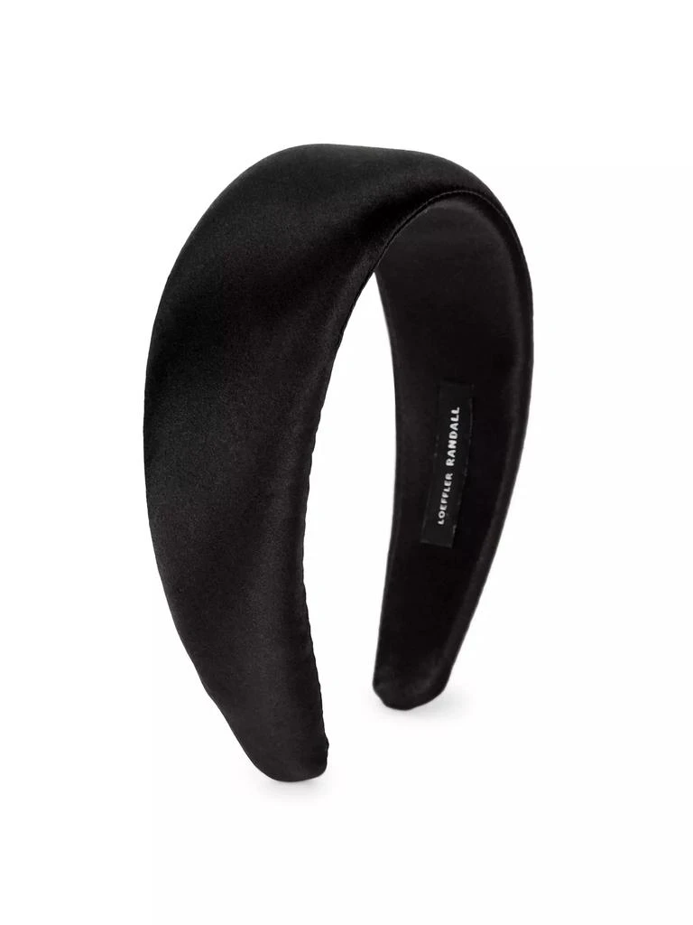 Loeffler Randall Oversized Satin Headband 1