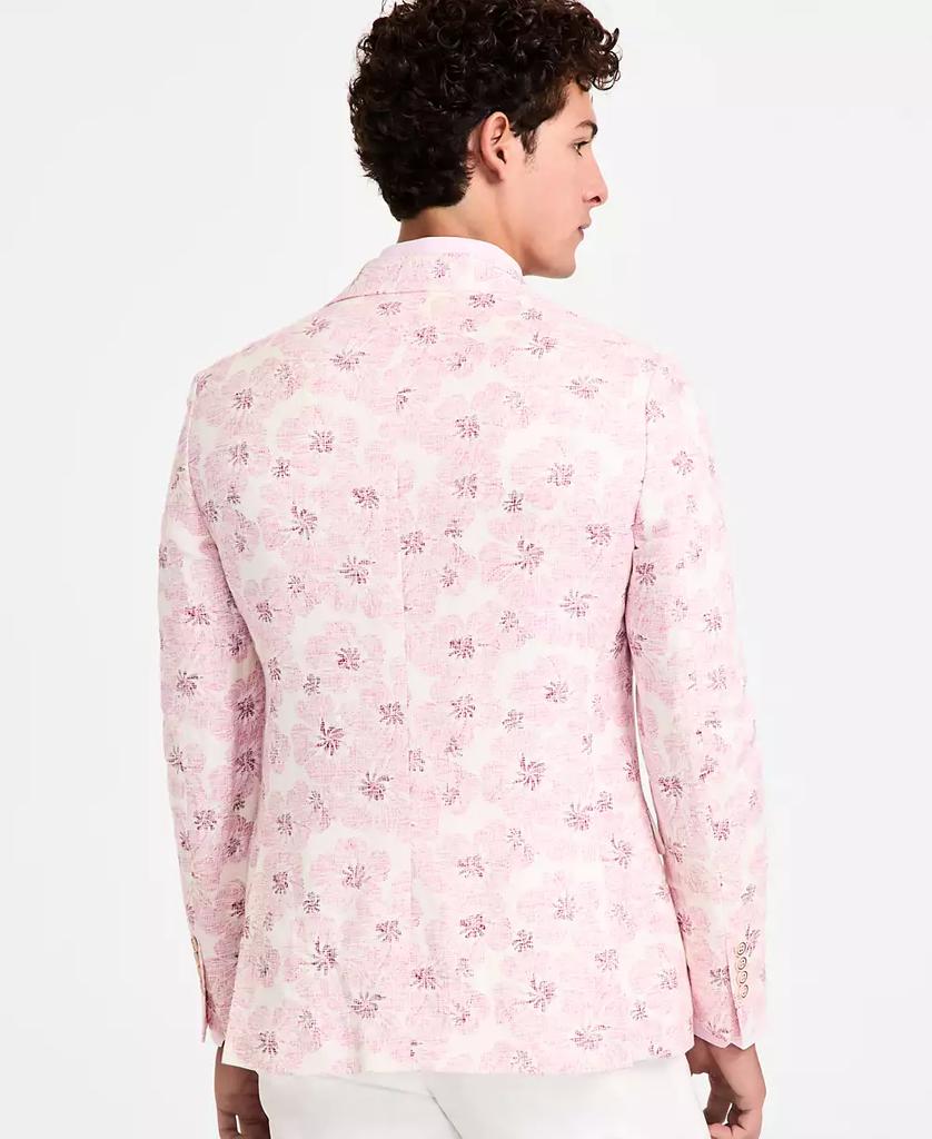 Tallia Men's Slim-Fit Printed Notch-Lapel Sport Coat
