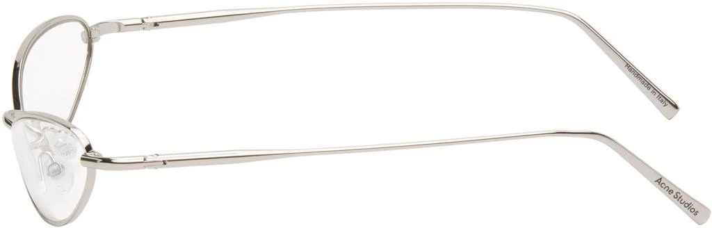 Acne Studios Silver Steel Glasses 3