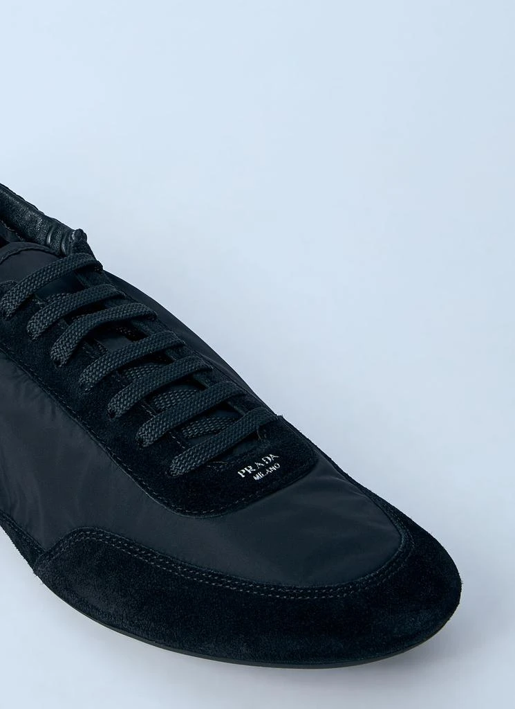 Prada Collapse Re-Nylon And Suede Sneakers 3